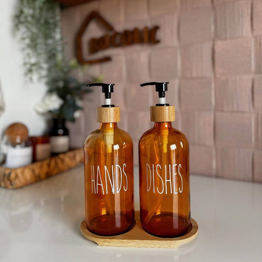 Shower dispenser set