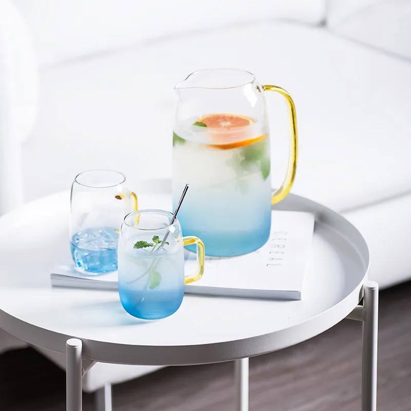 Blue pyrex set 5 pieces