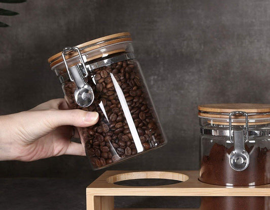 Pure Clips Glass Jar