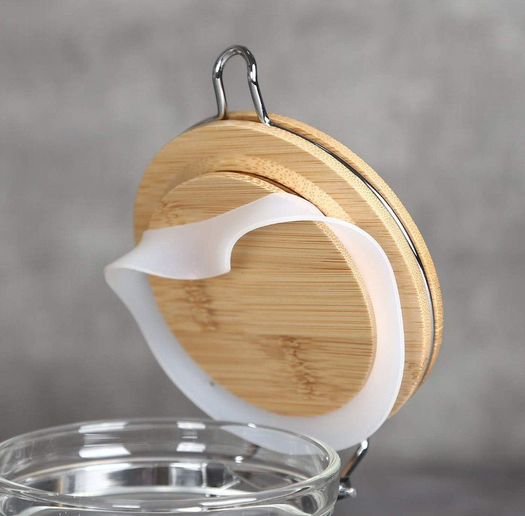 Pure Clips Glass Jar