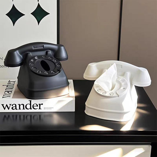 Telephone tissue box