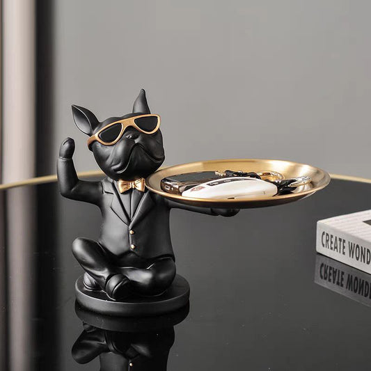 Bulldog candy snacks tray