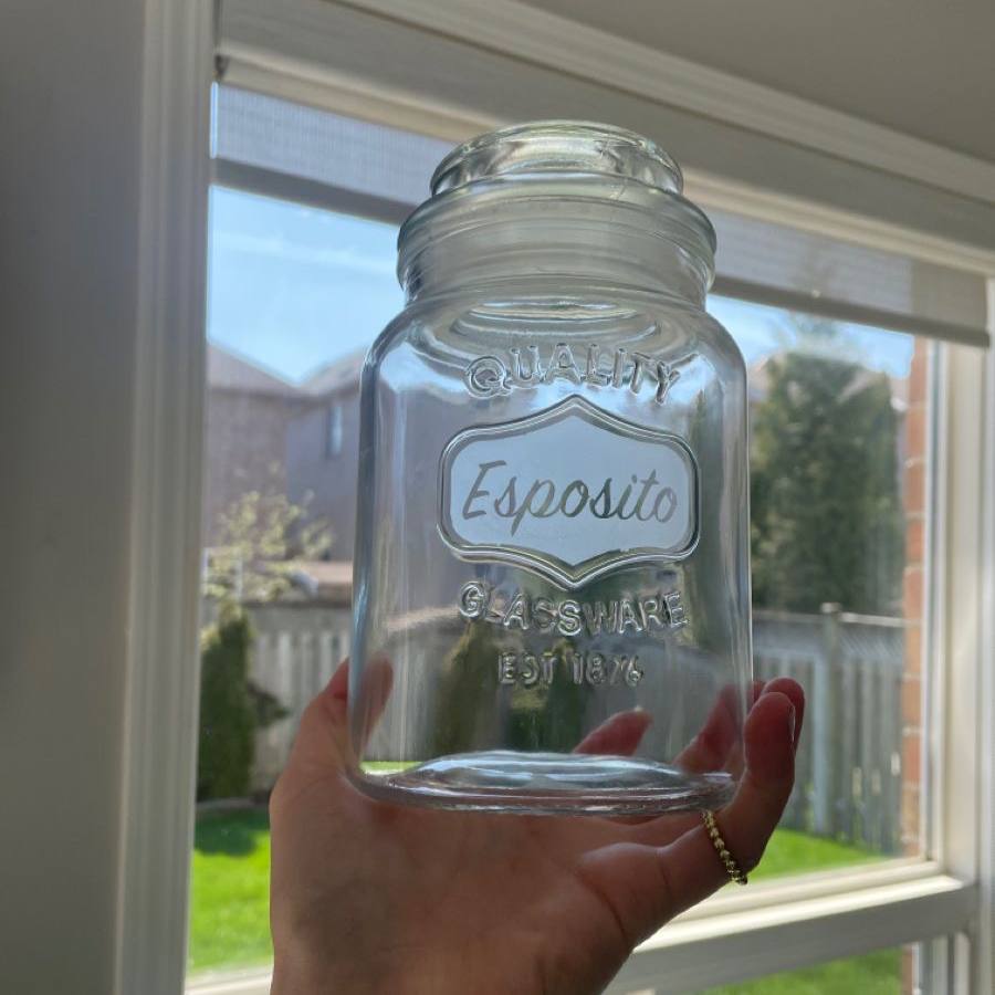 Glass jar 1 litter