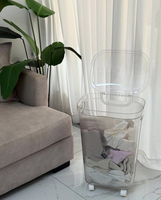 Acrylic laundry basket