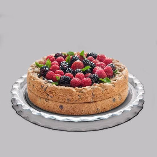Turkish glass cake or dessert serving plate 26 cm