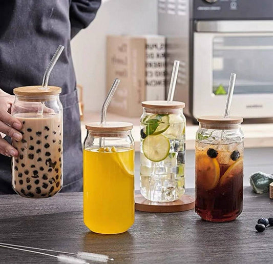 Ice coffee Pyrex mug set 4 pieces