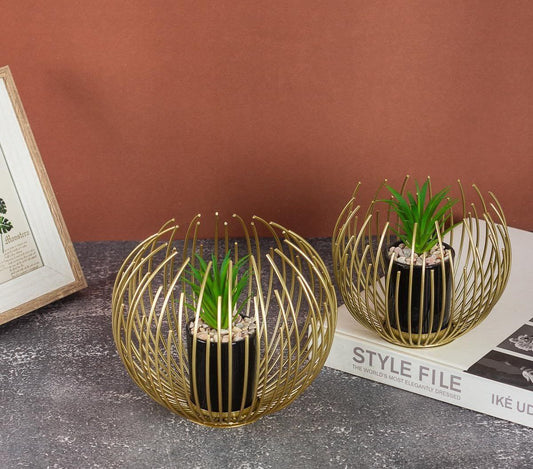 Metal pot set 2 pieces