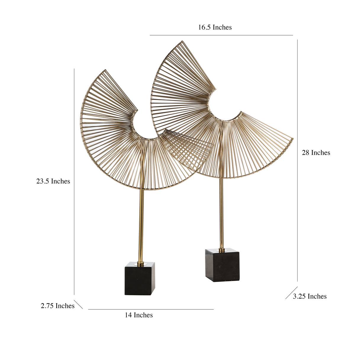 Metal decorative stand