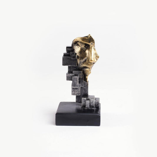 Half face decorative stand