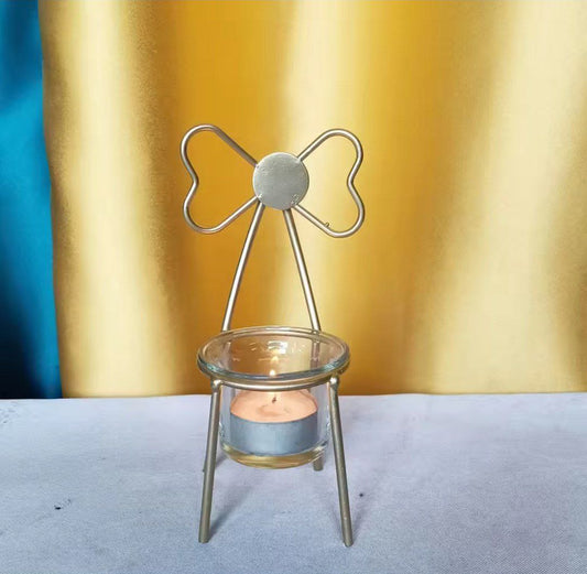 Chair-shaped candle holder and plant pot