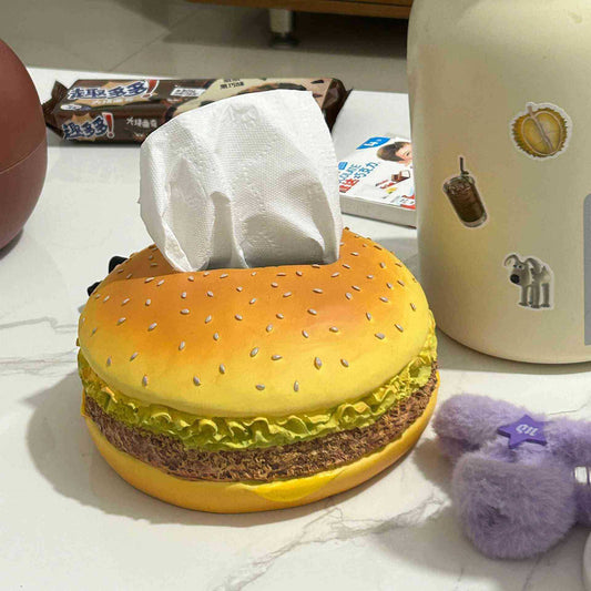 Burger tissue box