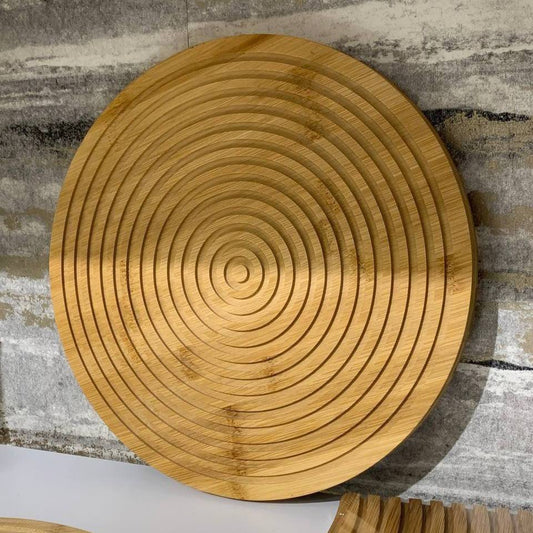 Trendy Bamboo Wood Tray 30 cm