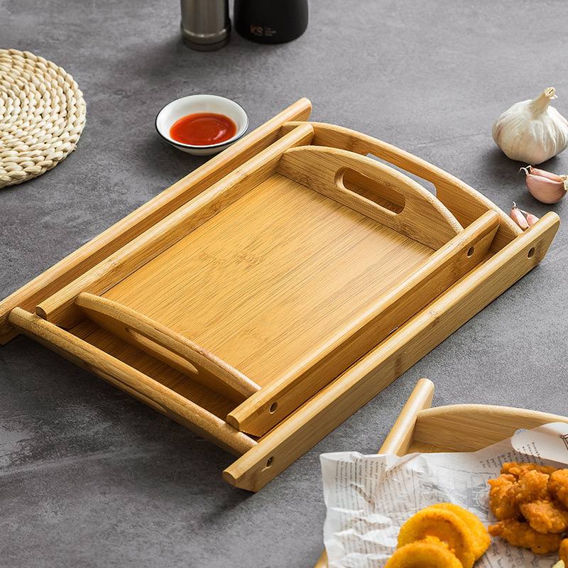 Bamboo tray set 3 pieces