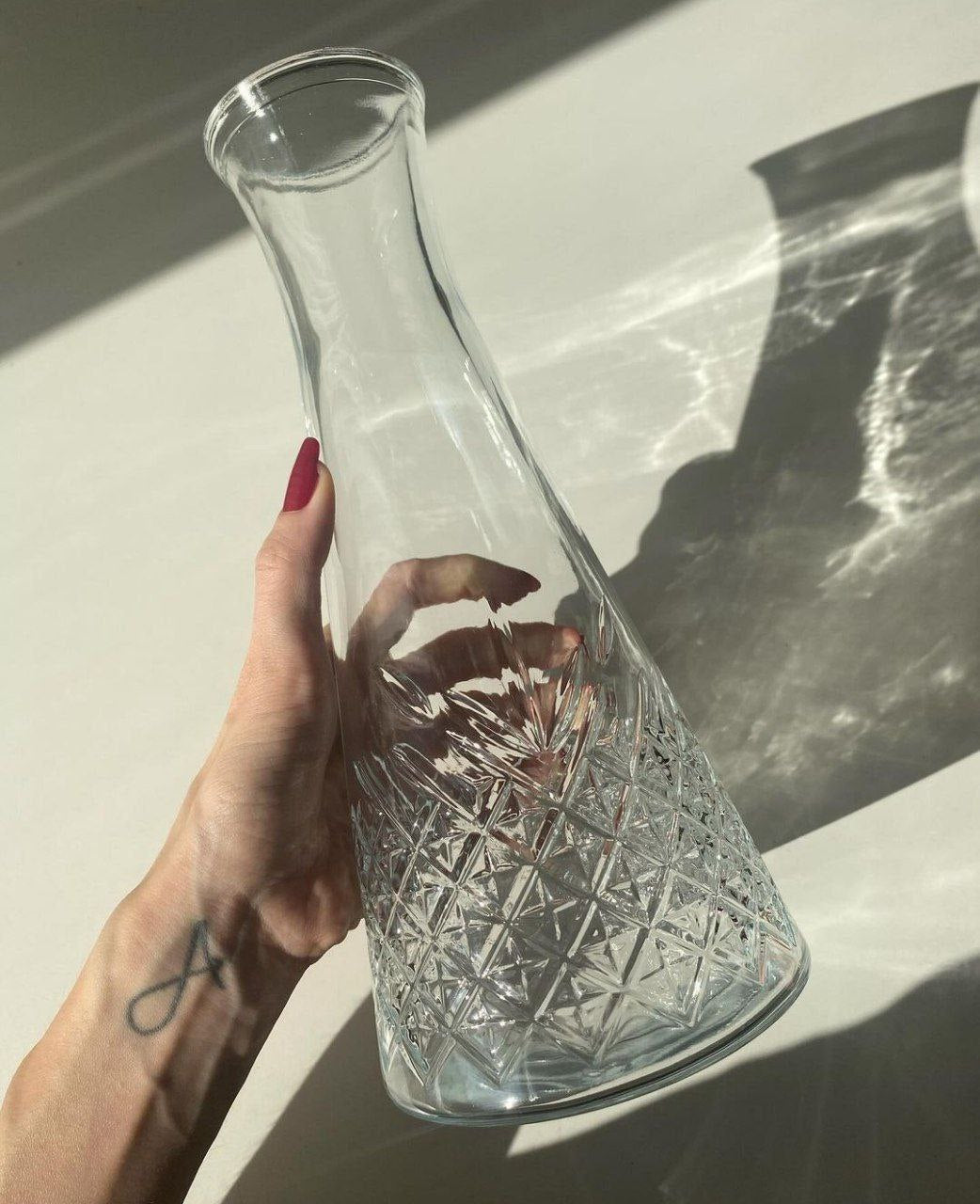 Turkish Glass juice bottle 1 litter