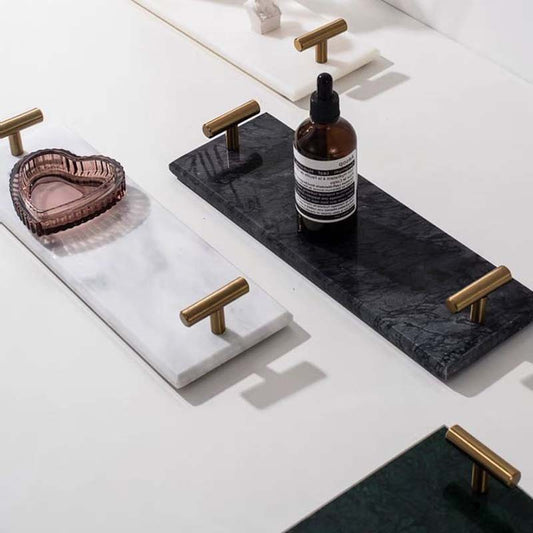 Decorative marble tray