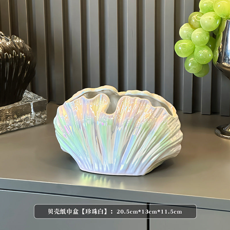 porcelain tissue box