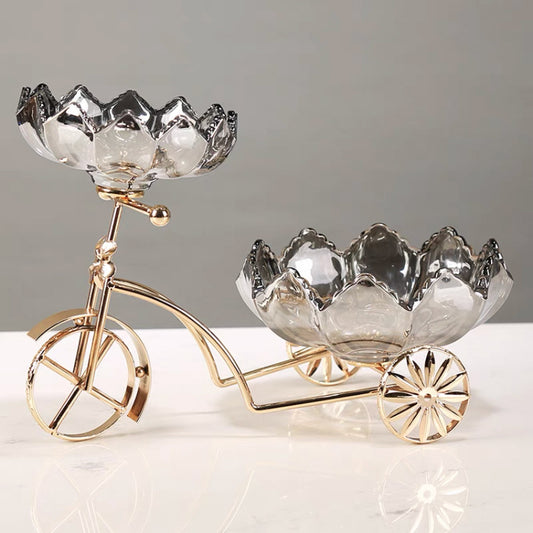 Horse holder metal with glass