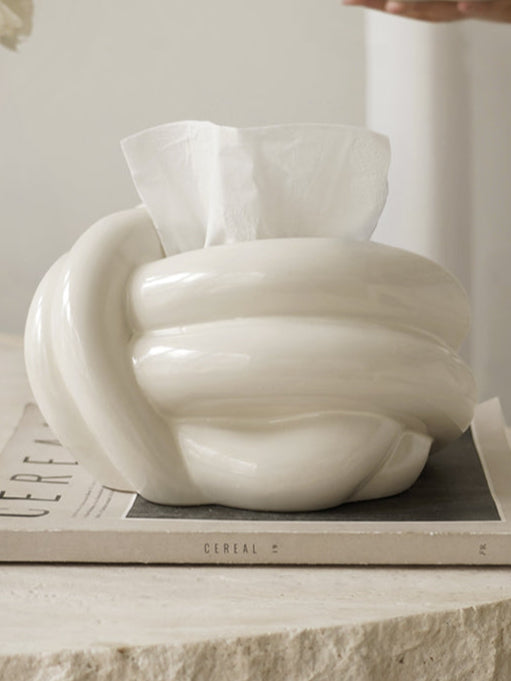 porcelain tissue box