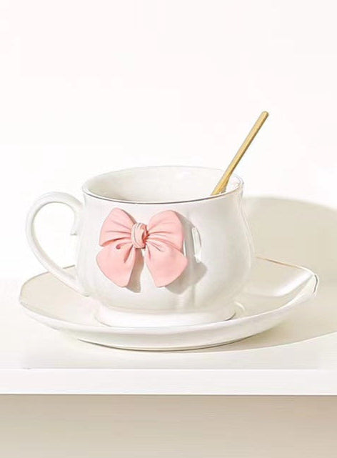 Bow Coffee Set Porcelain
