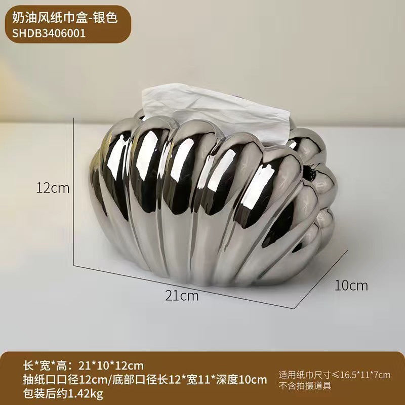 porcelain tissue box