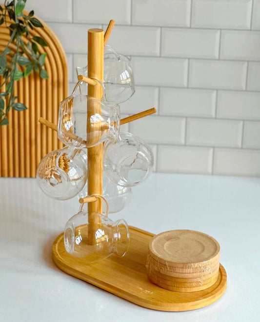 Bamboo Mug Holder Without coasters