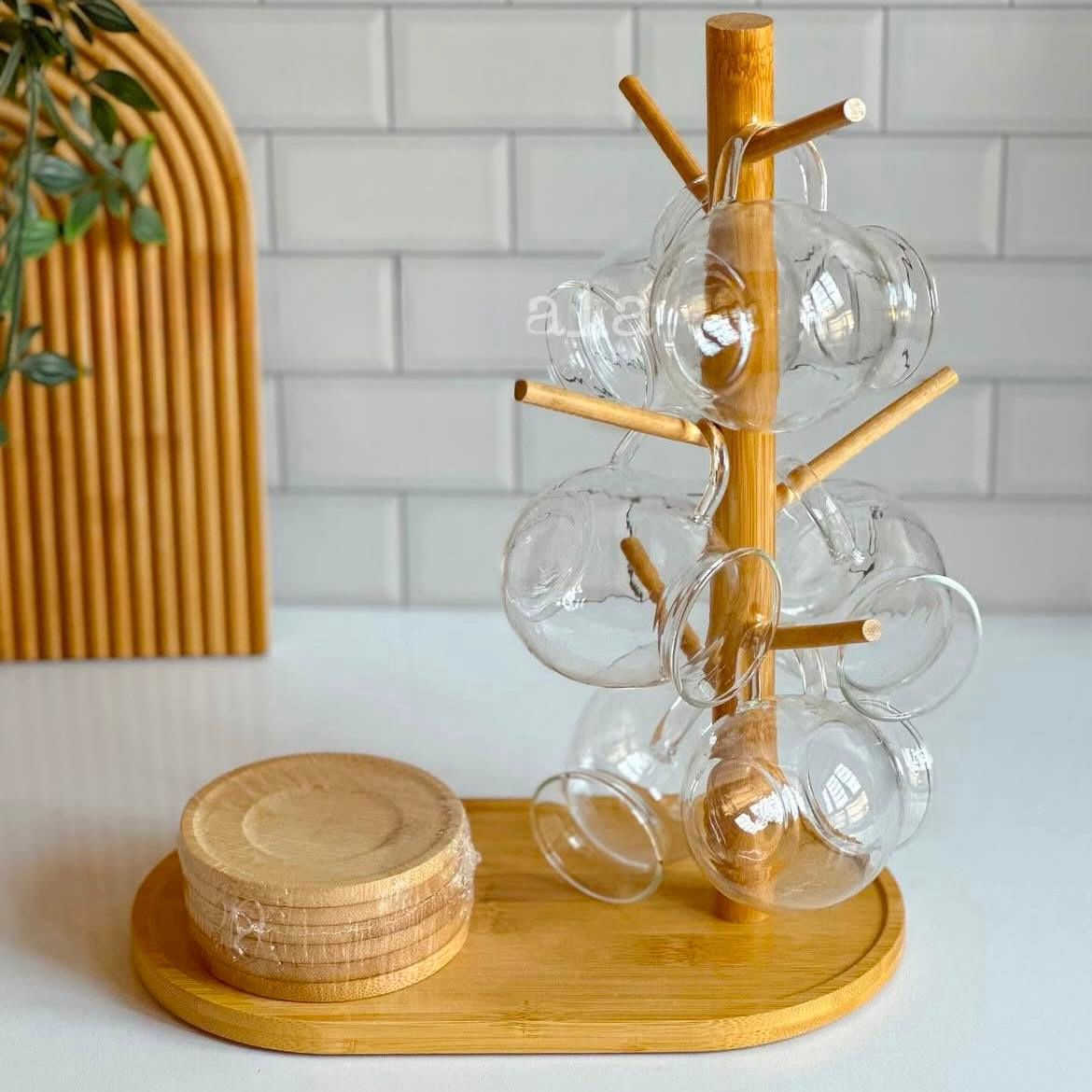 Bamboo Mug Holder Without coasters