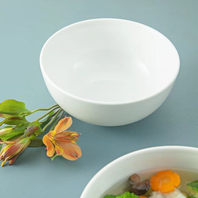 Italian bowl for salads, thermal porcelain