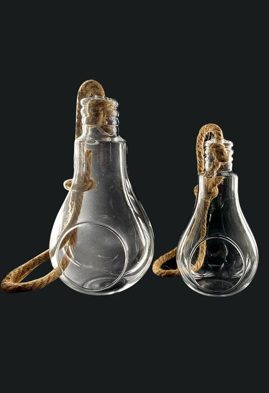 Glass candlestick