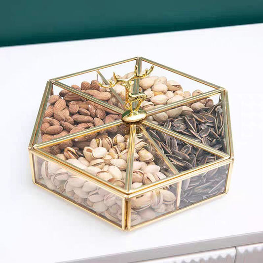 Modern crystal glass organizer