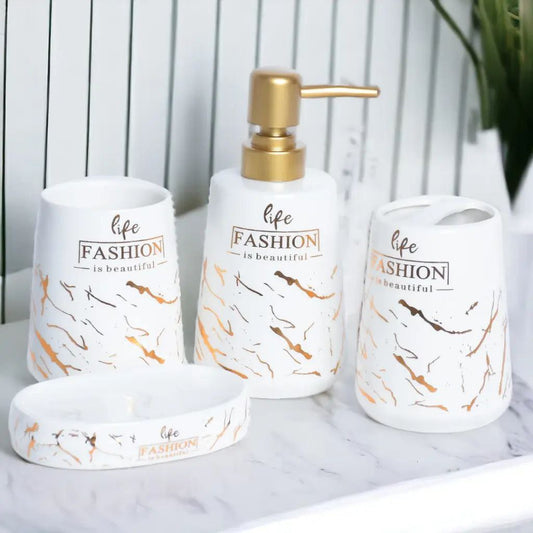 porcelain bathroom set