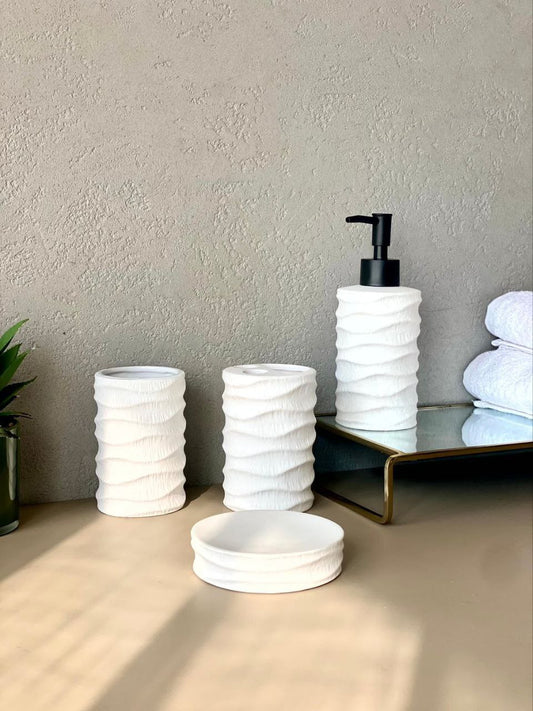 porcelain bathroom set