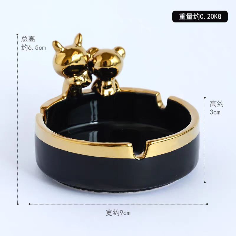 Porcelain ashtray