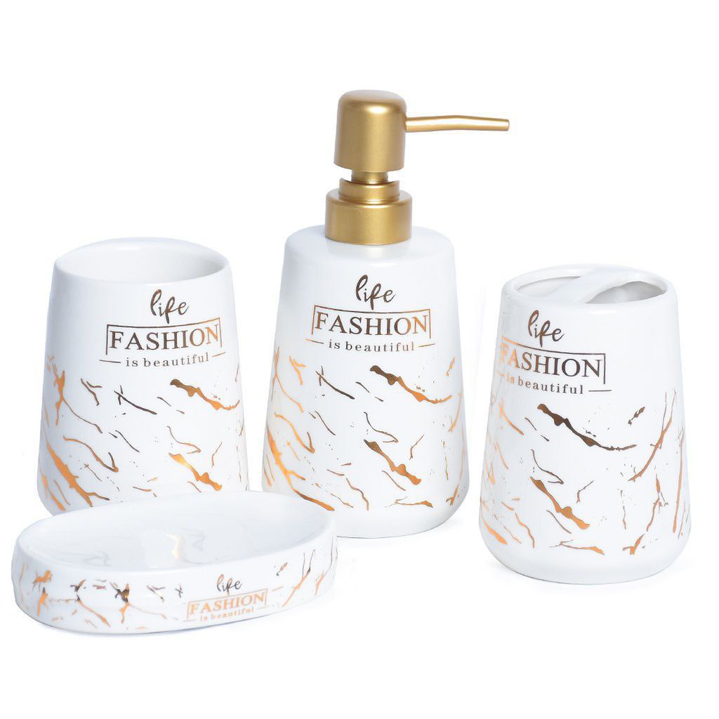 porcelain bathroom set