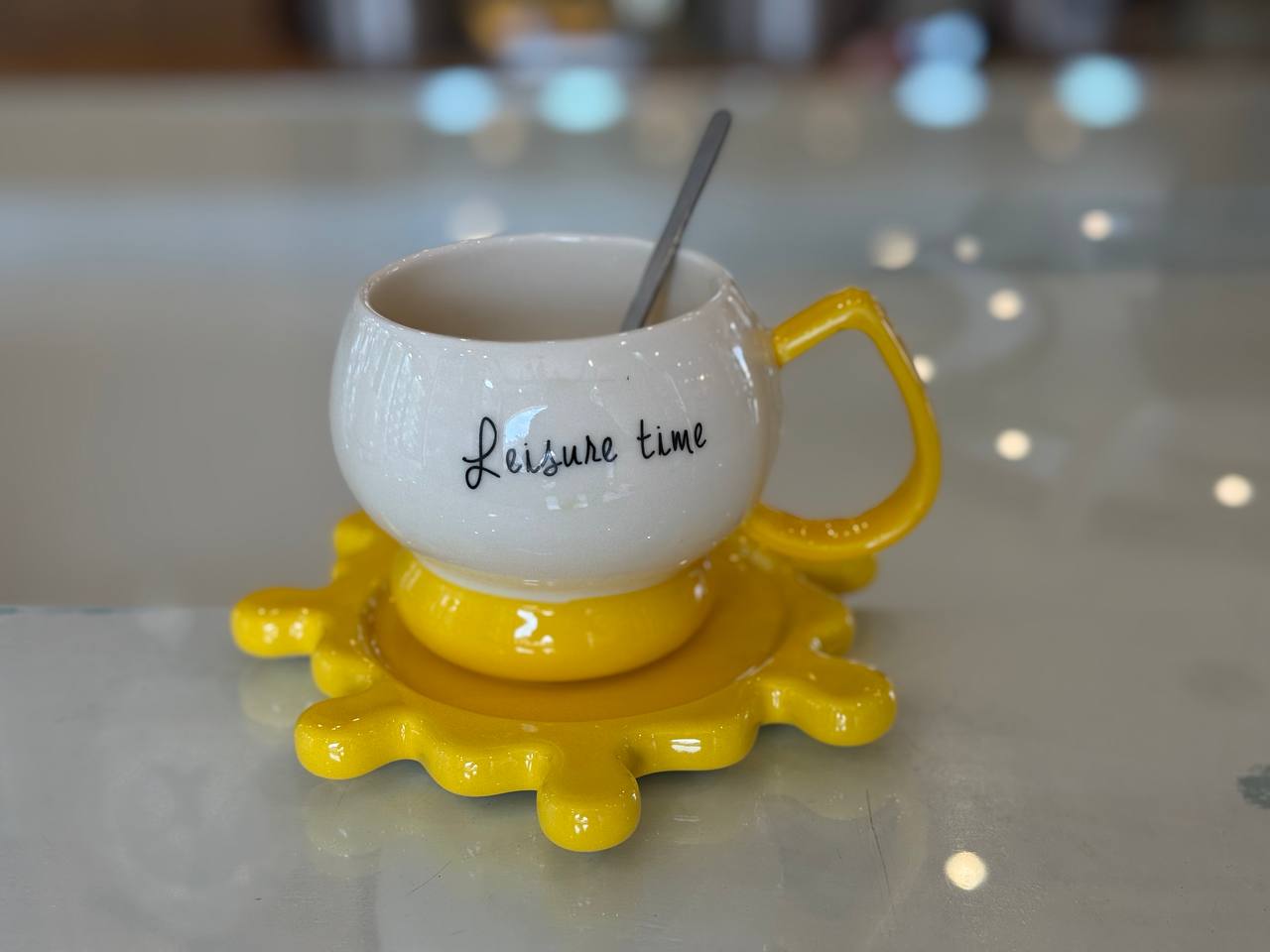porclain Leisune time mug