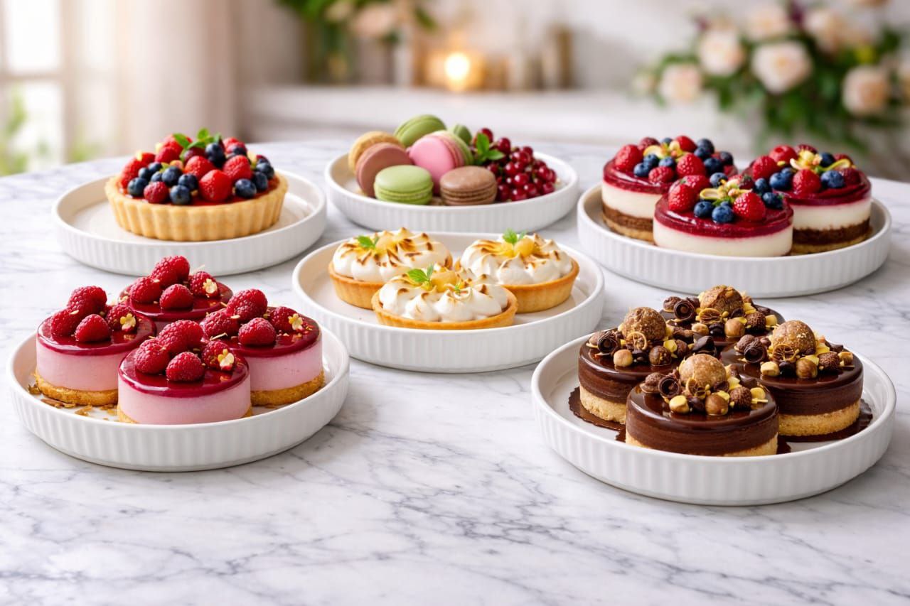 Main serving dish set 6 pieces 27 cm