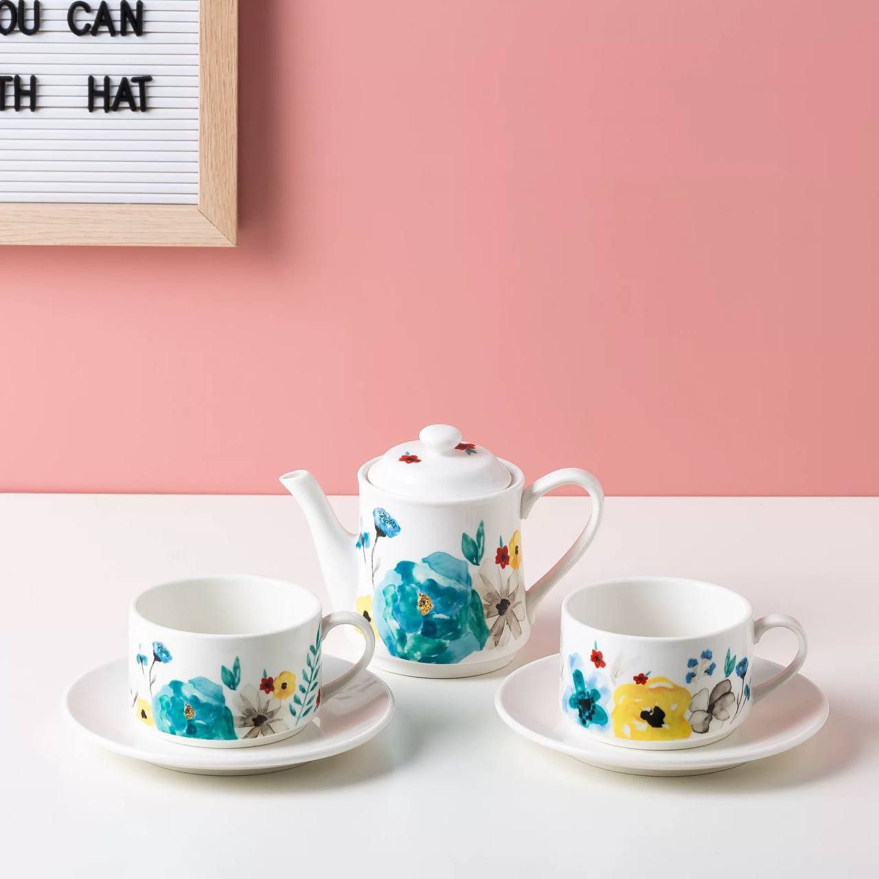 Porcelain tea set
