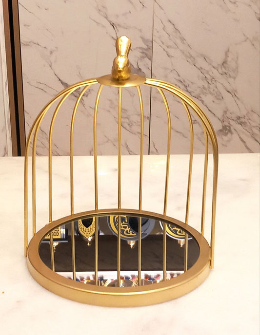 Cake Stand Golden Mirror