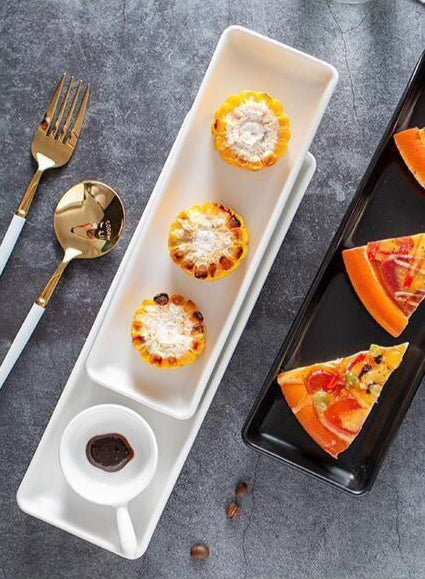 Porcelain sushi serving plate