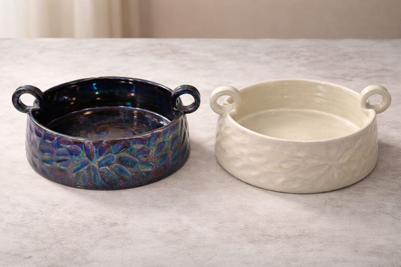 Pottery casseroles 28 cm