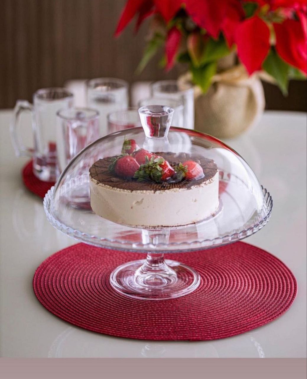 Crystal Torte Plate