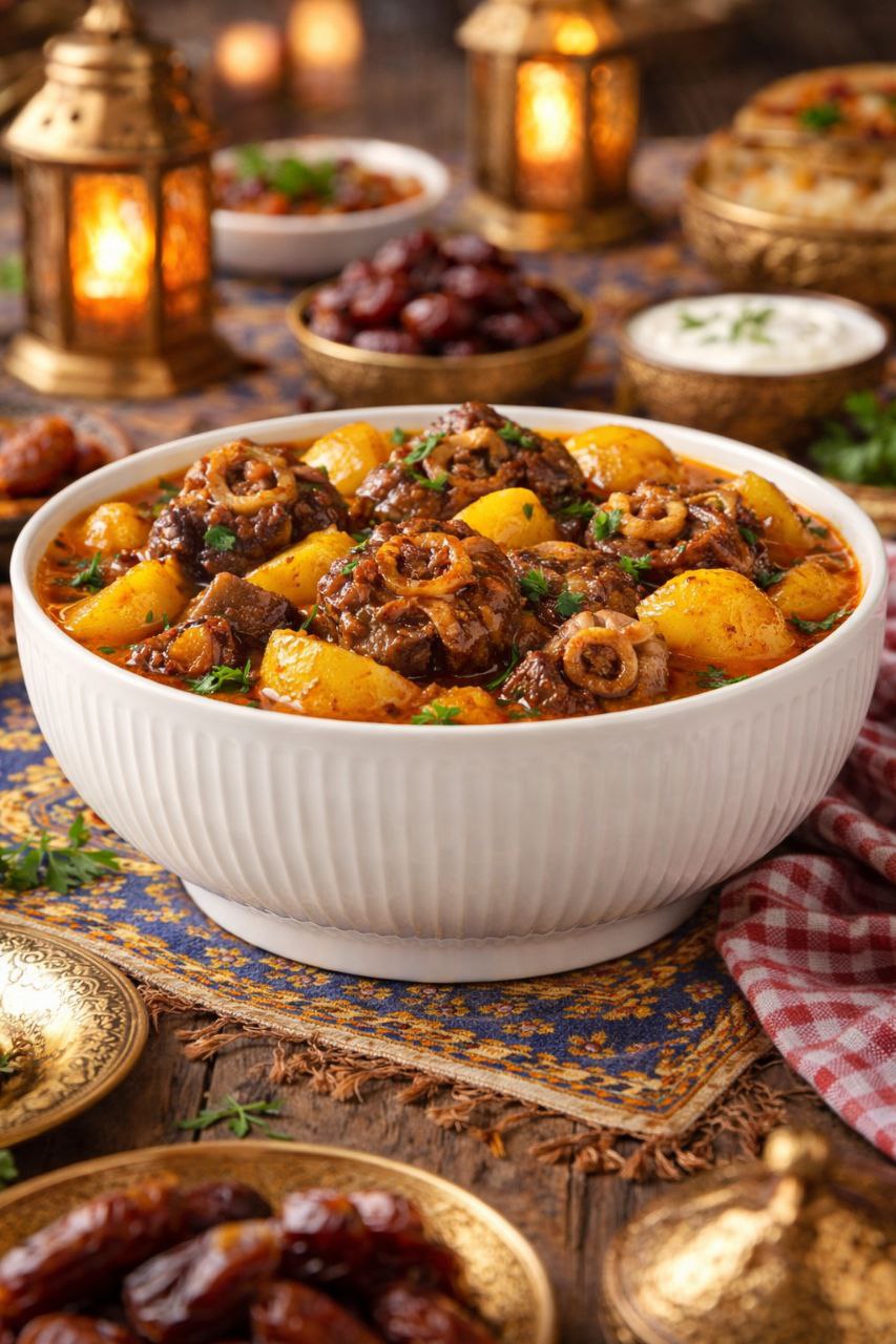 White ceramic casserole 26 cm