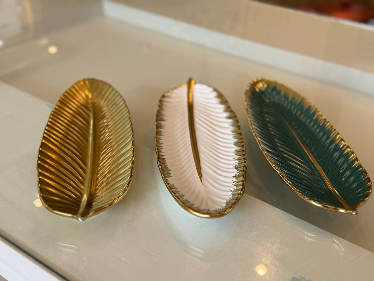 Porcelain snack set 3 pieces