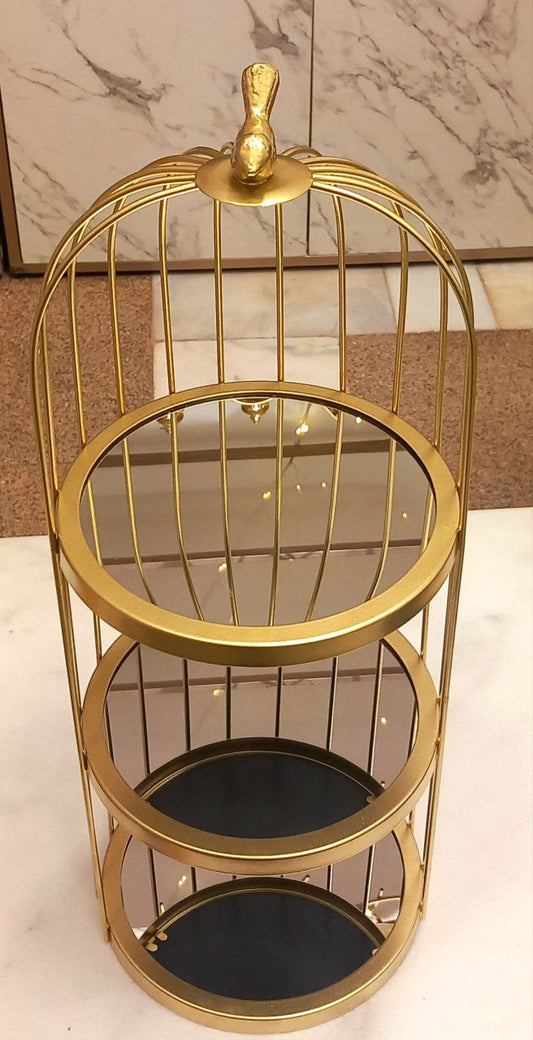Cake Stand Golden Metal