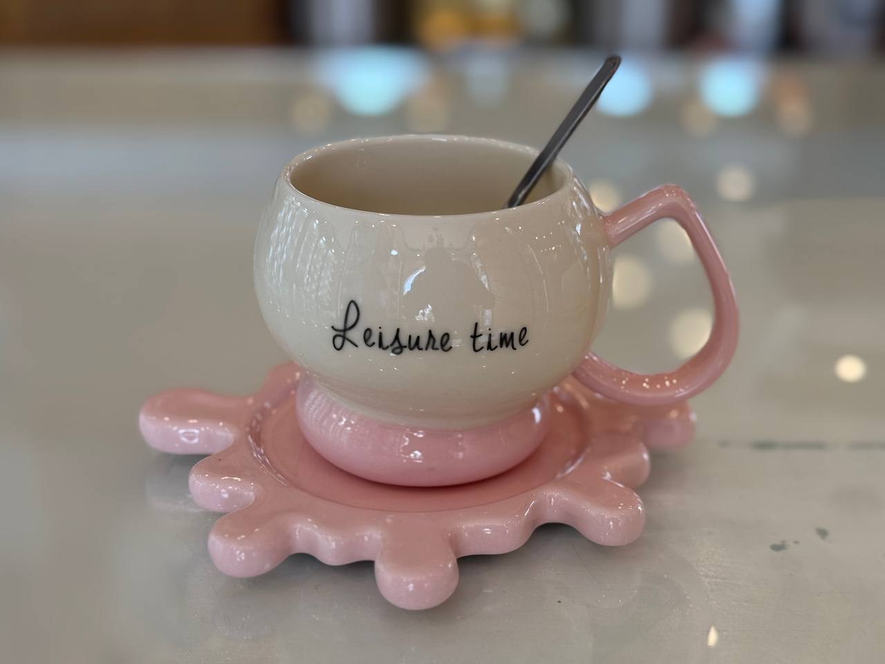 porclain Leisune time mug