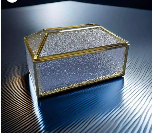 glass tissue box
