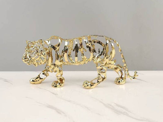 Metal decor tiger