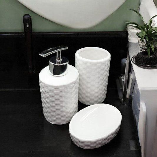 porcelain bathroom set