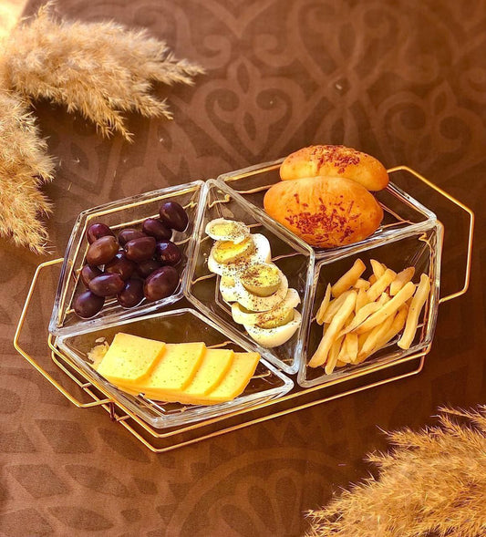 Glass plate set